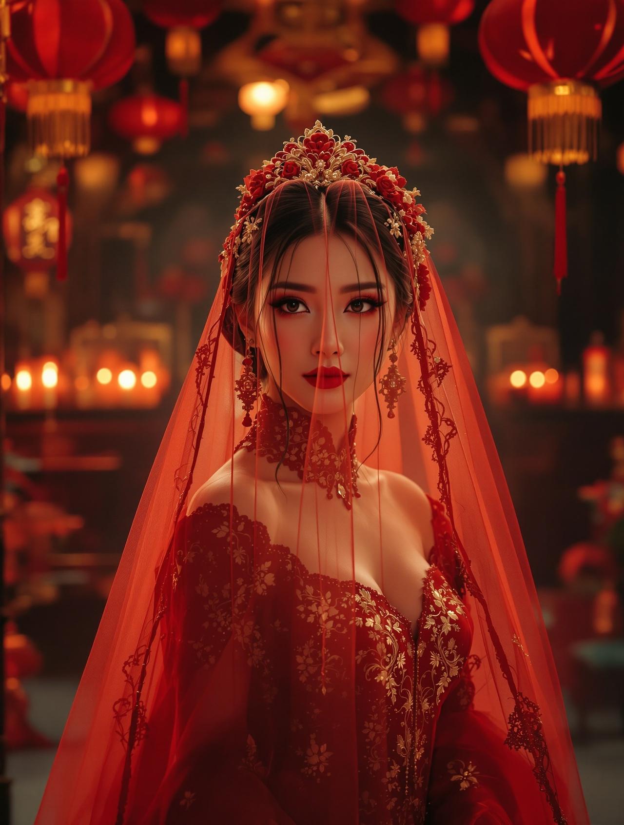ai拍片《替嫁新娘是大佬》- 先婚后爱题材短剧封面